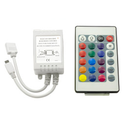 LEMANSO controller for RGB strip light with remote control 12V 72W (24 keys) / LM9503