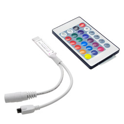 LEMANSO controller for RGB strip light with remote control 12V 72W (24 keys) MINI / LM9504