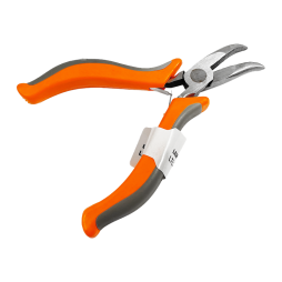 Bent nose pliers 125mm LTL20015 orange-gray Lemanso