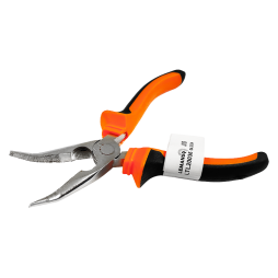 Bent nose pliers 6" LTL20036 orange-gray Lemanso