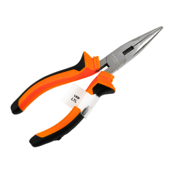 6" straight pliers LTL20034 orange-black Lemanso