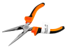 6" straight pliers LTL20034 orange-black Lemanso