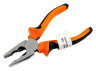 6" flat-nose pliers LTL20028 orange-black Lemanso