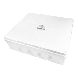 Distribution box 400*350*120 square LMA214 with rubber plugs Lemanso