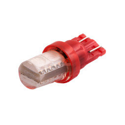 LED car lamp T10-5050-4smd in silicone red 12V LEDUA
