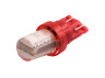 LED car lamp T10-5050-4smd in silicone red 12V LEDUA