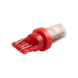LED car lamp T10-5050-4smd in silicone red 12V LEDUA