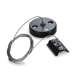 Suspended mounting kit for busbar trunking, black VL-TRF-PD-B VIDEX