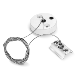 Set for suspended mounting for busbar white (VL-TRF-PD-W) VIDEX