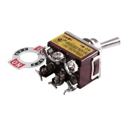 6pin+screws 2 positions ON-ON KN3 C-202 LEDUA