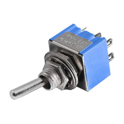 6pin small toggle switch 3 positions with latch MTS-203 LEDUA