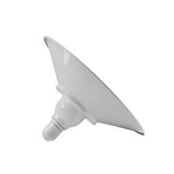 LED lamp IP65 + metal reflector 24W E27 6500k 220V white LM710 Lemanso