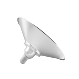 LED lamp IP65 + metal reflector 36W E27 6500k 220V silver LM711 Lemanso