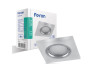 Built-in luminaire Feron CD8170 under a lamp with backlight chrome