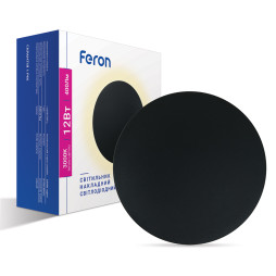 LED surface-mounted lamp Feron AL8100 12W 3000K black