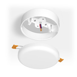 Frame for surface mounting frameless round VIDEX light fixture (VL-DLFR-15SF)
