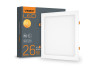 LED Back recessed square VIDEX 26W 5000K