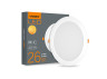 LED Back recessed round light VIDEX 26W 5000K VL-DLBR-265