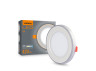 LED recessed light with decorative lighting VIDEX DL4R 6W+3W 5000K+2700K 220V