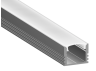 Aluminum profile for LED strip AL-90 2 meter not anodized surface mounted LEDUA