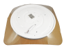 LED round surface-mounted lamp 30W 175-265V 5000K without d/u black (DL-R104-30-5) Biom