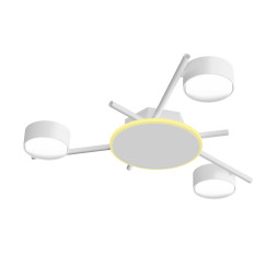 VIDEX lamp under 3xGX53 lamp surface mounted with backlight white VL-SPF20B-WB