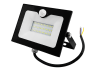 LED floodlight 50W 6500K IP65 3000LM 175-265V with built-in sensor black LMPS56 Lemanso