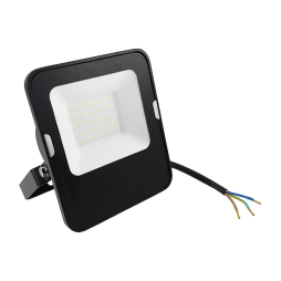 LED floodlight 30W 6500K IP65 4200LM 175-265V "Super Triton" black LMP96-32 Lemanso