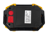 LED floodlight 10W 2COB 500Lm 6500K IP54 yellow-black LMP101 with micro USB + Lemanso button (180 days warranty)