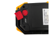 LED floodlight 10W 2COB 500Lm 6500K IP54 yellow-black LMP101 with micro USB + Lemanso button (180 days warranty)