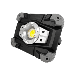 LED spotlight 10W COB 400Lm 6500K IP54 gray-black LMP102 with micro USB + Lemanso button (180 days warranty)