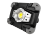 LED spotlight 10W COB 400Lm 6500K IP54 gray-black LMP102 with micro USB + Lemanso button (180 days warranty)