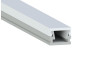Aluminum profile for LED strip AL-02-1 1 meter anodized LEDUA surface mount