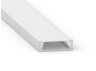 Aluminum profile for LED strip AL-02-2 1 meter anodized LEDUA surface mount