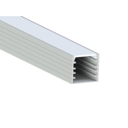 Aluminum profile for LED strip AL-04-1 1 meter anodized LEDUA surface mount