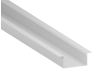 Aluminum profile for LED strip AL-16-1 2 meters anodized recessed LEDUA