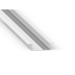 Aluminum profile for LED strip AL-16-1 1 meter anodized recessed LEDUA