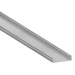 Aluminum profile for LED strip AL-LNB50 3 meters anodized LEDUA