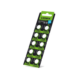 Watch battery AG 9/LR936 BLISTER CARD 10 pcs Videx