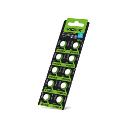 Watch battery AG 8/LR1120 BLISTER CARD 10 pcs Videx