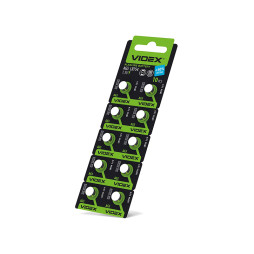 Watch battery AG11/LR721 BLISTER CARD 10 pcs Videx