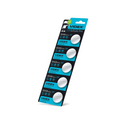Lithium battery CR2430 5pcs BLISTER CARD Videx