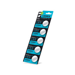 Battery lithium CR2450 5pcs BLISTER CARD Videx
