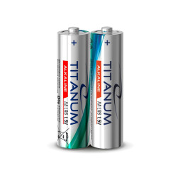 Alkaline battery LR6/AA 2pcs SHRINK Titanum