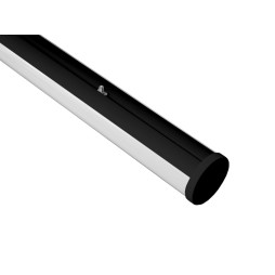 LED pendant lamp linear round "N30-1000" 220V 18W 4000k black, cable length 2m LEDUA