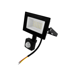 LED spotlight 20W 6500K IP65 1600LM 175-265V with sensor black LMPS27 Lemanso