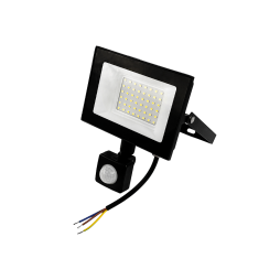 LED floodlight 50W 6500K IP65 4000LM 175-265V with sensor black LMPS57 Lemanso