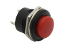 Lemanso LSW38 round red non-latching push button. ON-(OFF) / R13-507C 3A 250VAC multiple of 25 pieces
