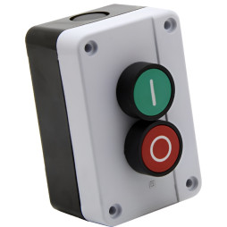 Lemanso LSW45 start-stop button 16A 230VAC IP54 " 0 / I "