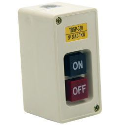 Lemanso LSW50 start-stop button 3P 30A 3.7kW 230B IP65 (TBSP-330)